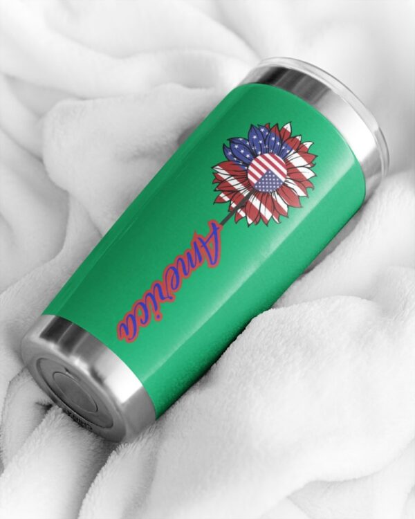 American Flag American Flag Graphic 4th of July Tumbler 7