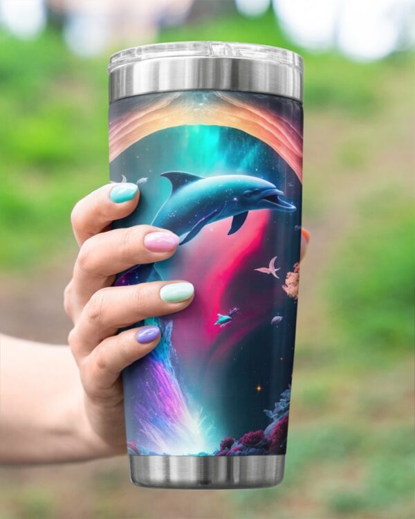 Beautiful Dolphin Tumbler For Dolphin Lovers Tumbler 7